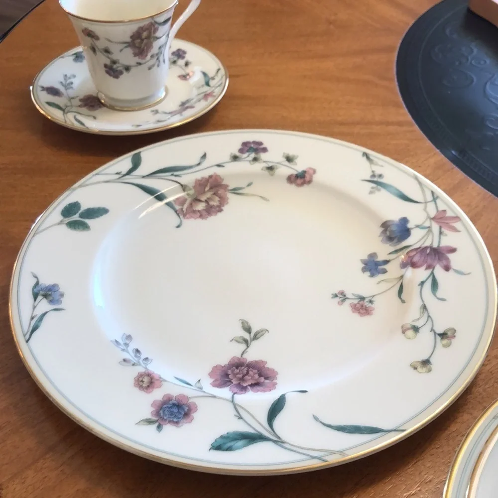 Mikasa Fine Ivory Carnation Garden Five (5) piece place setting